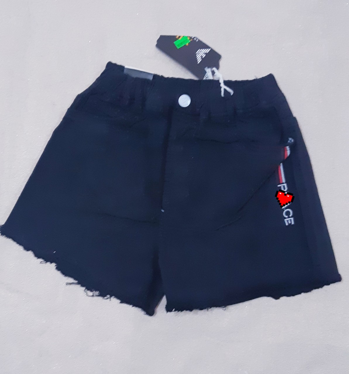 Quần short jean cho bé gái size đại