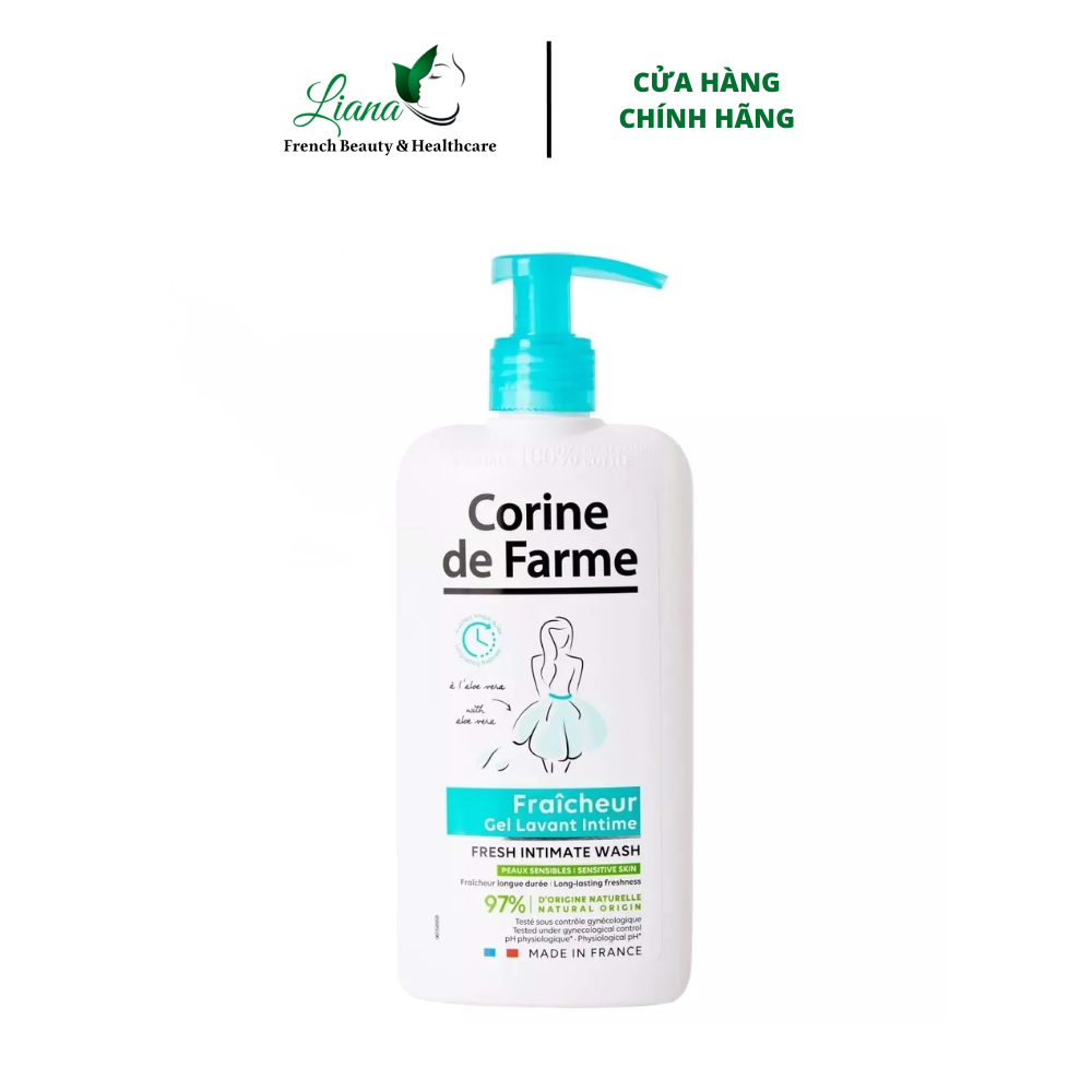 Cleansing Gel and deodorant private Corine de Farme intimate gel fresh