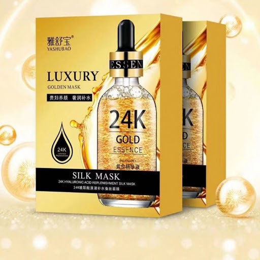 Hộp 10 miếng mặt nạ 24k luxury gold trắng da cấp ẩm