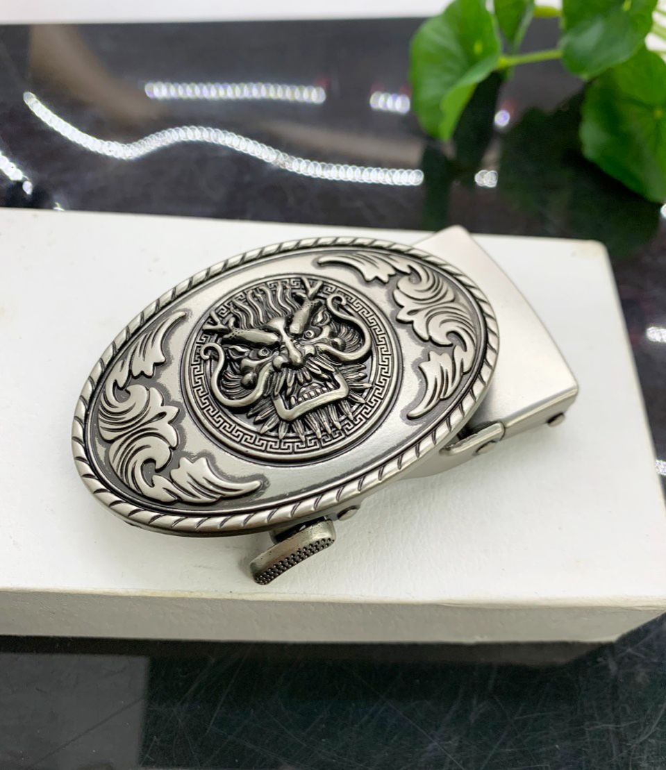 Mặt thắt lưng dầu nịt nam khóa gạt tự động cao cấp không kèm dây 3,5cm