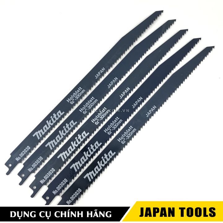 Lưỡi cưa kiếm cắt gỗ 300x6.0x1.25mm makita b-03030 | japan tools