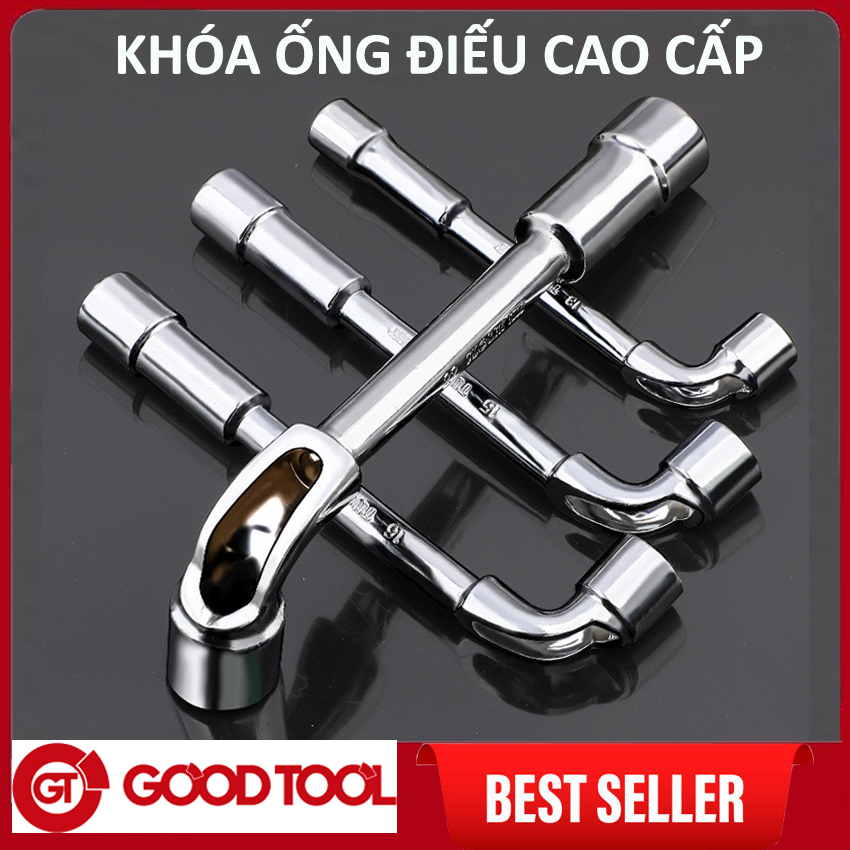 Cờ lê điếu chữ l 2 đầu - ống điếu sửa xe 6mm - 22mm, chuyên dụng trong việc sửa chửa, bảo trì