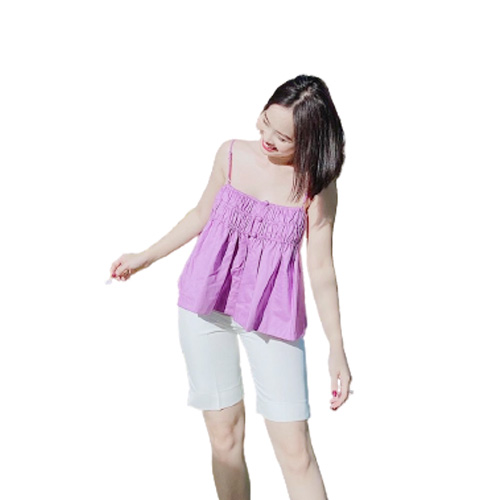 [HCM]Áo Kiểu  Nữ Xòe 2 Dây Thời Trang Mới Av0111