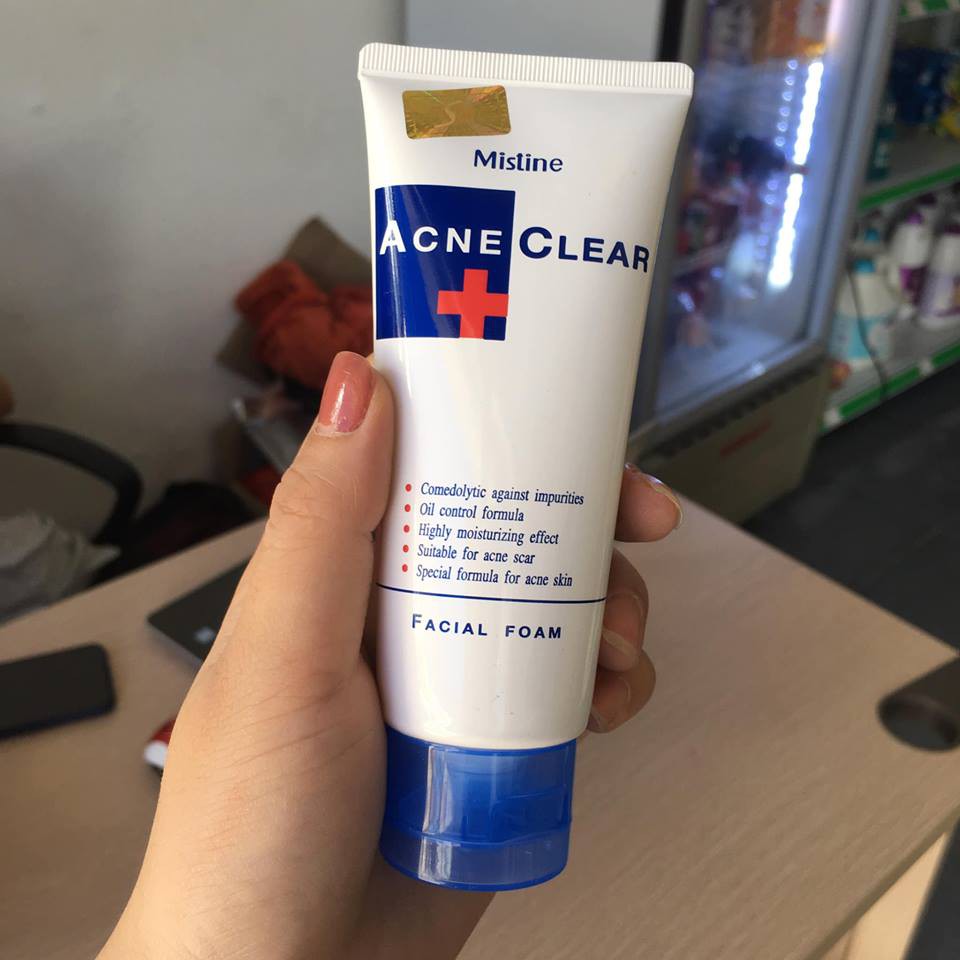 Sữa rửa mặt acne clear thái lan