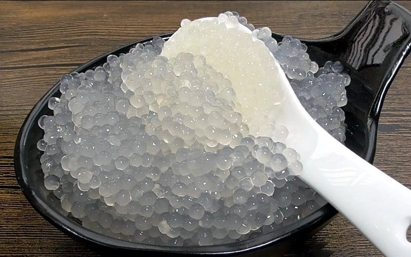 Bột báng, bột khoai, phổ tai nấu chè