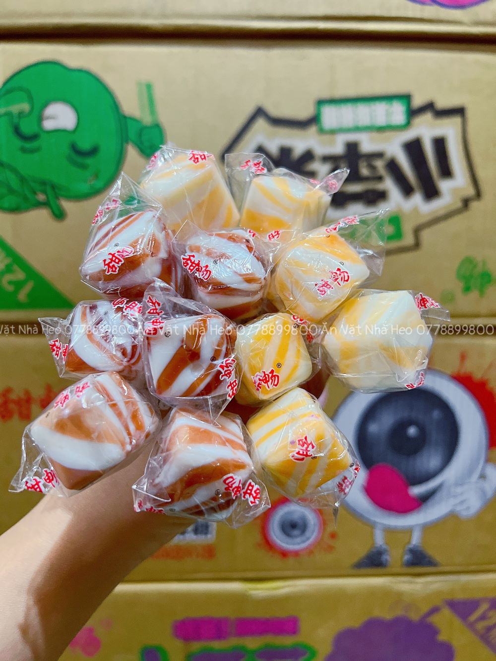 Lẻ 1 cây kẹo mút mini trái cây cho bé