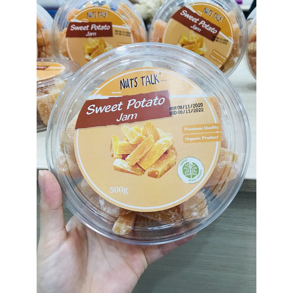 Hộp mứt khoai lang dẻo thơm ngon 500g