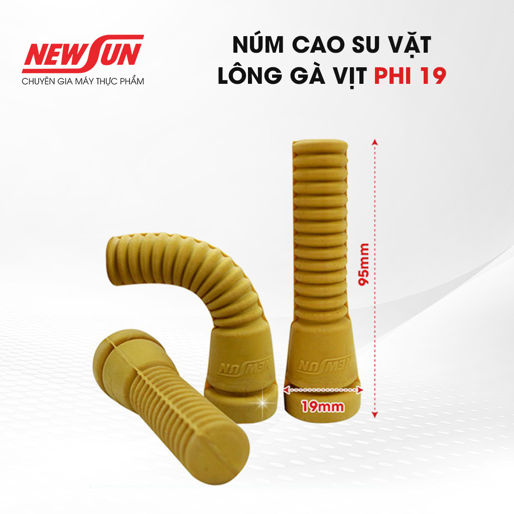  Núm cao su máy vặt lông gà vịt NEWSUN -Combo 30 núm cao su tự nhiên mềm dai 