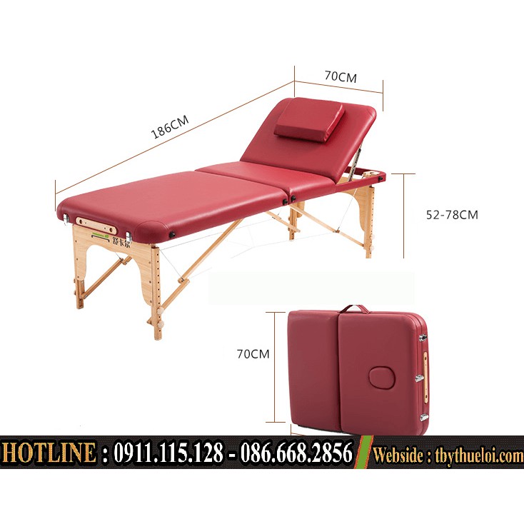 Giường xoa bóp bấm huyệt - Vật lý liệu