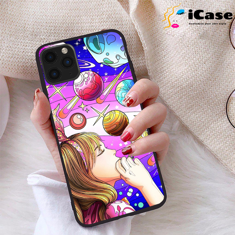 Ốp lưng iphone 11 pro max viền dẻo tpu bst purple