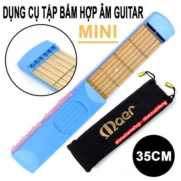 Dụng Cụ Tập Bấm Hợp Âm Đàn Guitar 6 Dây Mini Nhỏ Gọn Không Tạo Tiếng Ồn Dễ Dàng Mang Theo Thiết Kế Thanh Trượt Hiện Đại