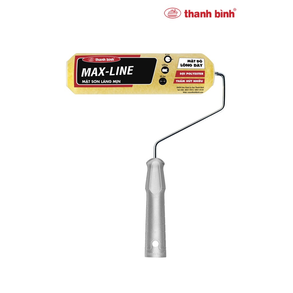 Con lăn sơn max line 3 màu thanh bình - rulo lăn sơn nước, dầu