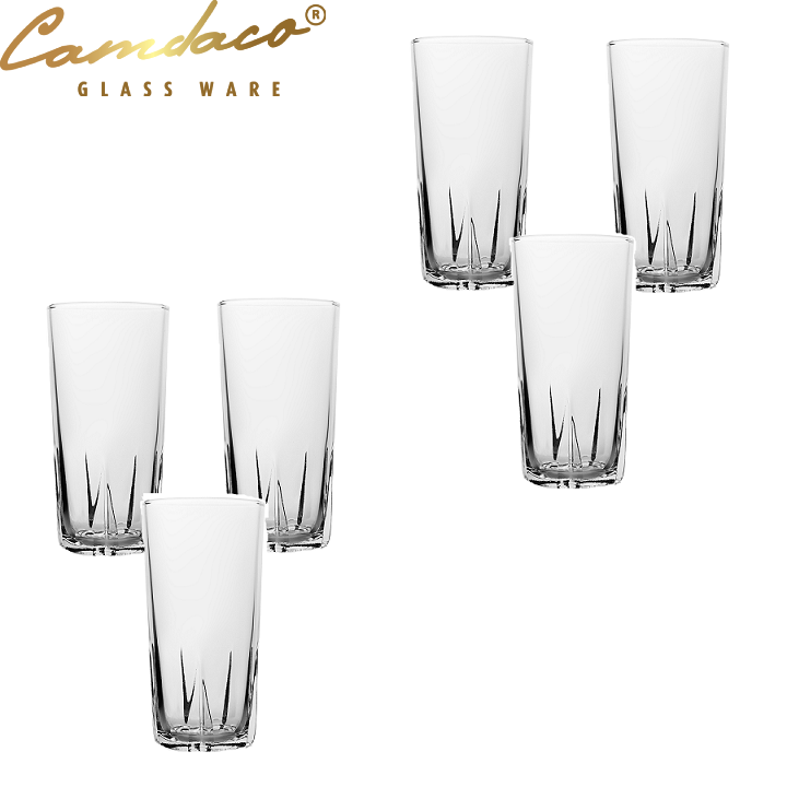 Bộ 6 Ly Cốc Thủy Tinh Uống Cà Phê 38K 295ML CAMDACO GLASS WARE