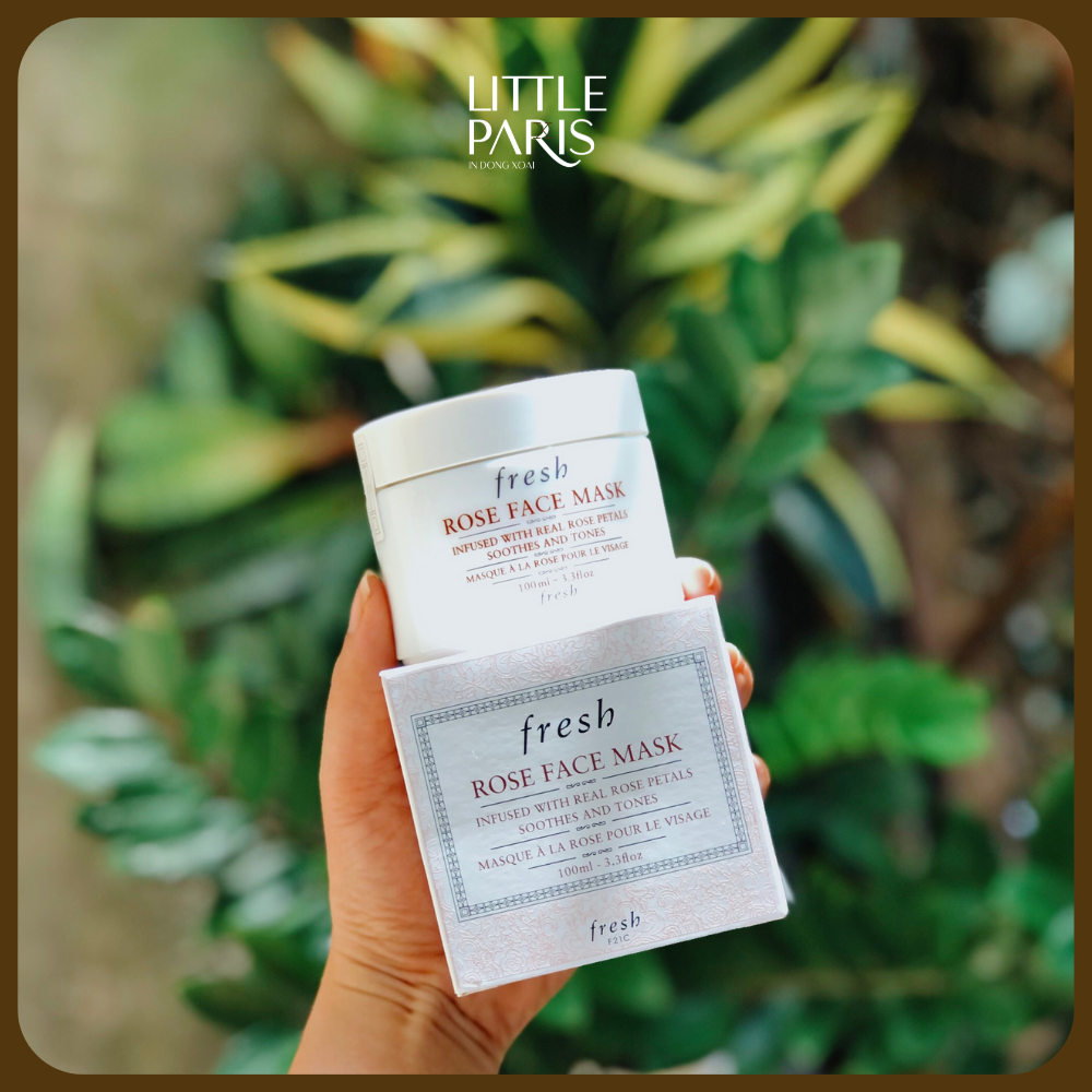 Mặt Nạ Dưỡng Trắng Da Fresh Rose Face Mask - Từ Hoa Hồng Thật 100% 100ml
