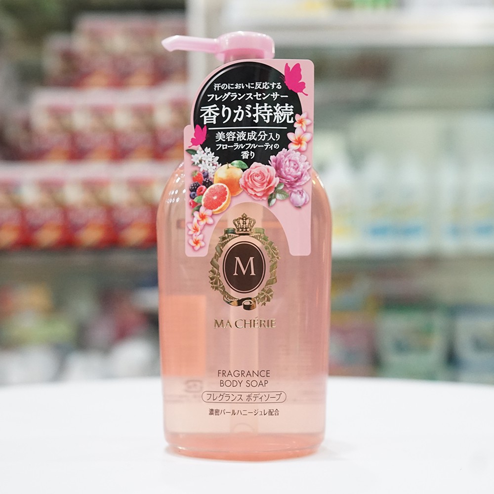 Sữa tắm Shiseido Macherie 450ml cho làn da trắng hồng tự nhiên hàng nội địa Nhật Bản