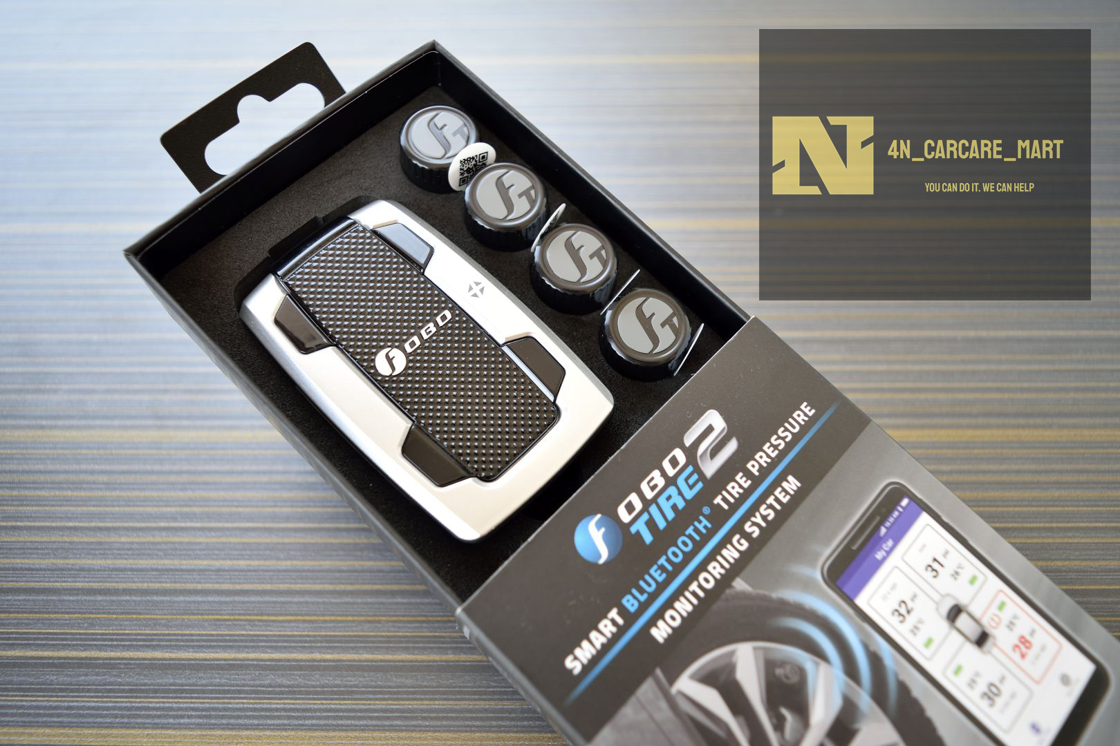 Cảm biến áp suất lốp phiên bản Fobo Tire 2 Bluetooth 5.0