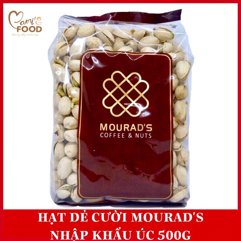 Hạt Dẻ Cười Rang Muối Mourad’S Nhập Khẩu Úc(Thơm, Giòn, Béo, Ruột Xanh, Date Xa) Túi 500G