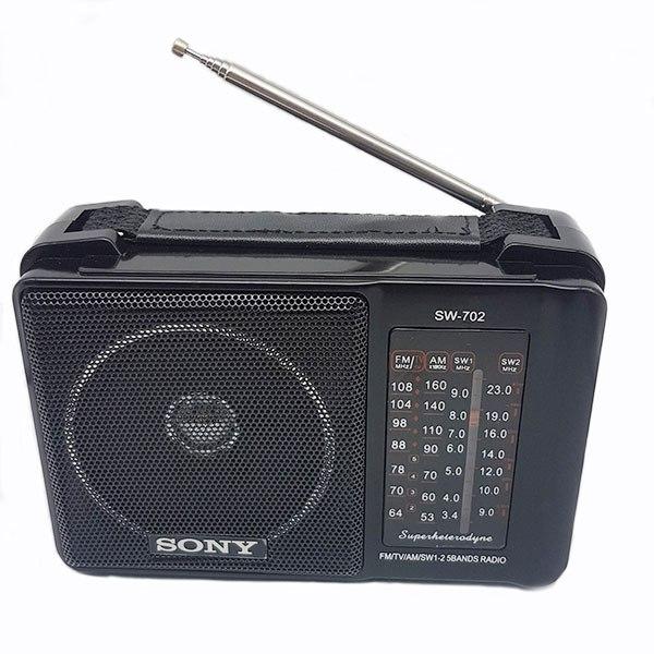 Đài FM Radio Sony Mini SW-515, đọc USB, thẻ nhớ, 9 Tần Số 