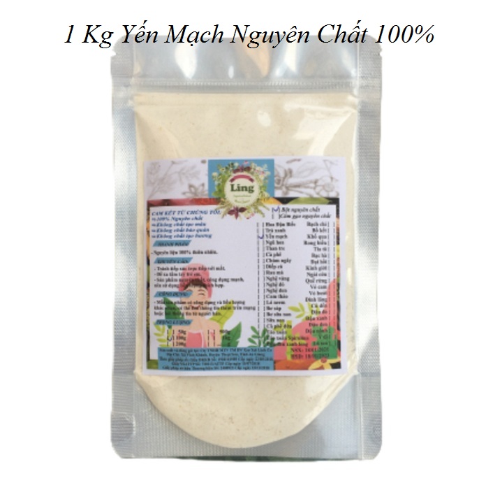 500g-1Kg Bột Yến mạch có giấy VSATTP và ĐKKD nguyên chất thiên nhiên 100% đa công dụng