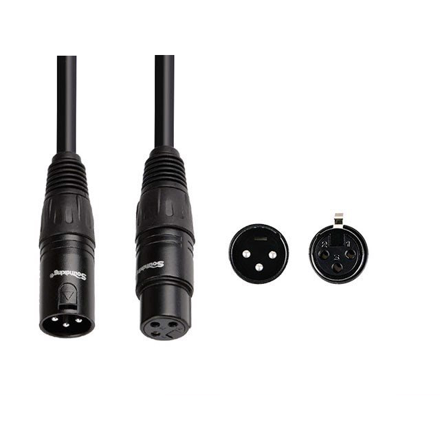 Cáp âm thanh cổng XLR(đực) - XLR(cái) cao cấp Soundking B07