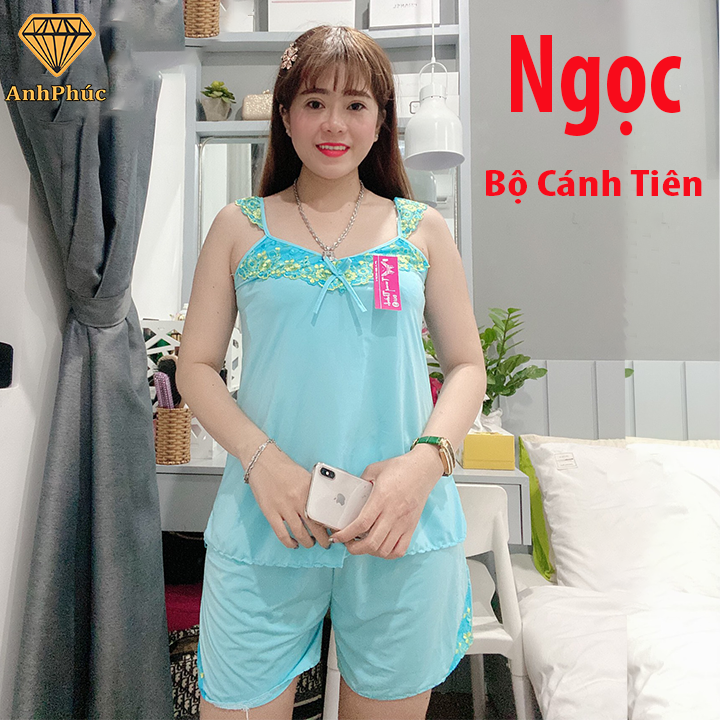 Đồ ngủ cánh tiên chất thun lạnh mặc mát Anh Phúc