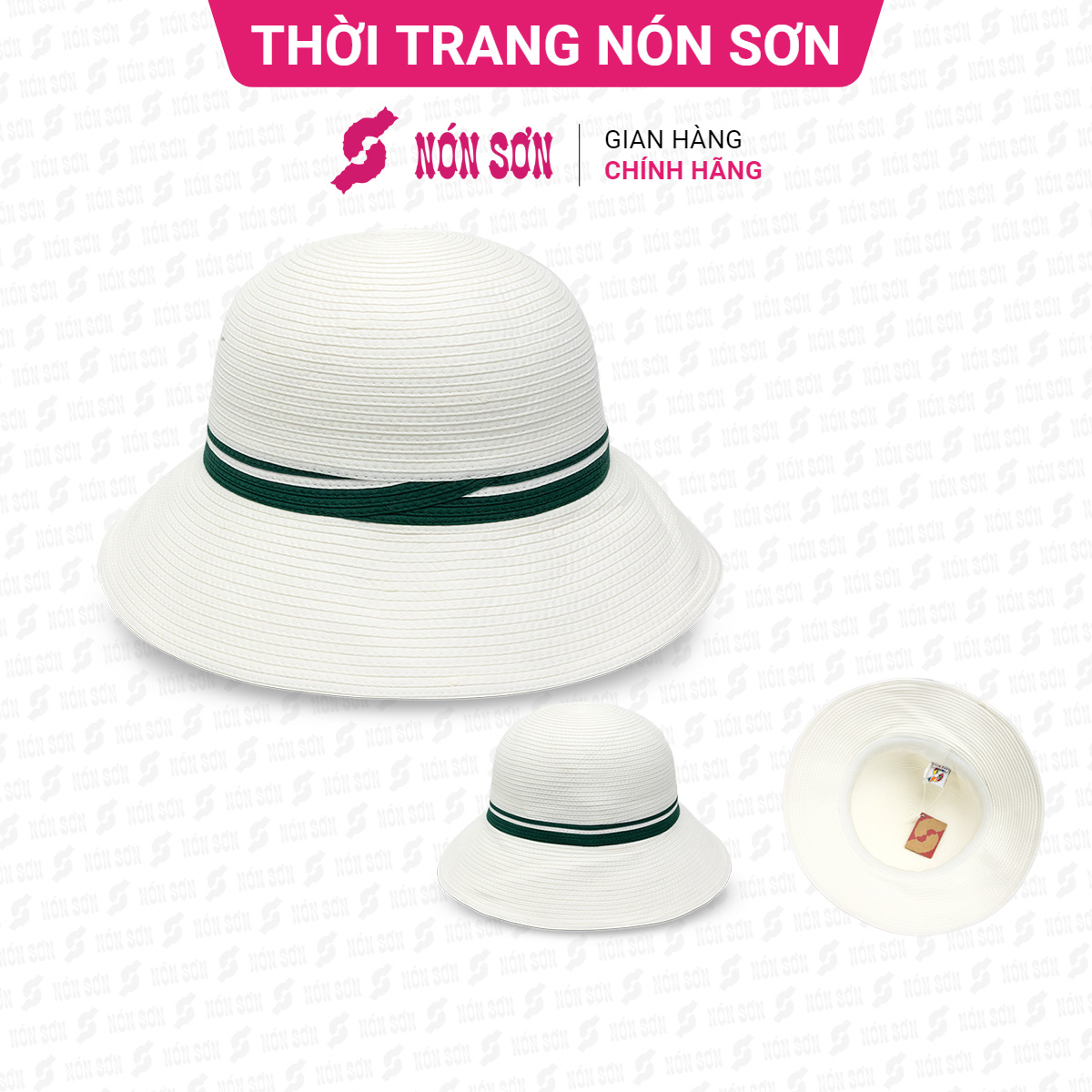 Mũ vành thời trang nón sơn chính hãng xh001-89b-tr2