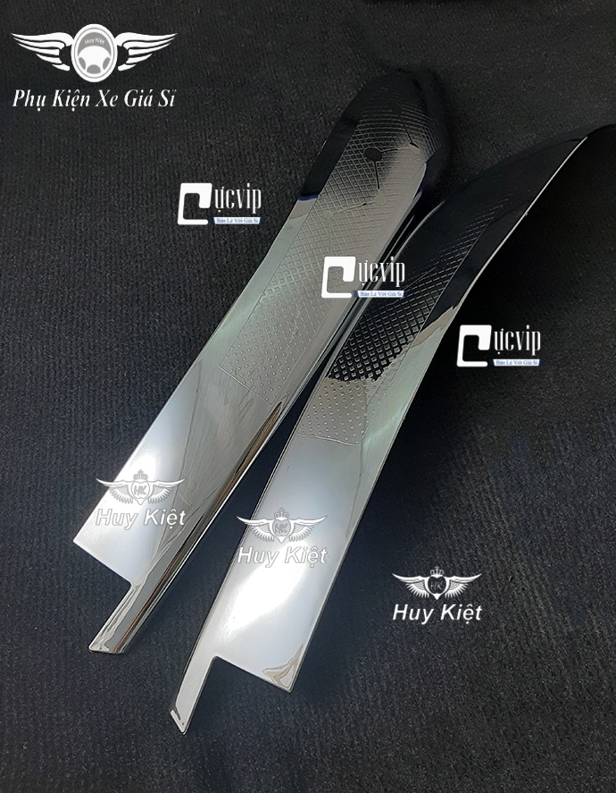 Nẹp hông sườn xe vision 2021 xi inox, mạ crom ms3762
