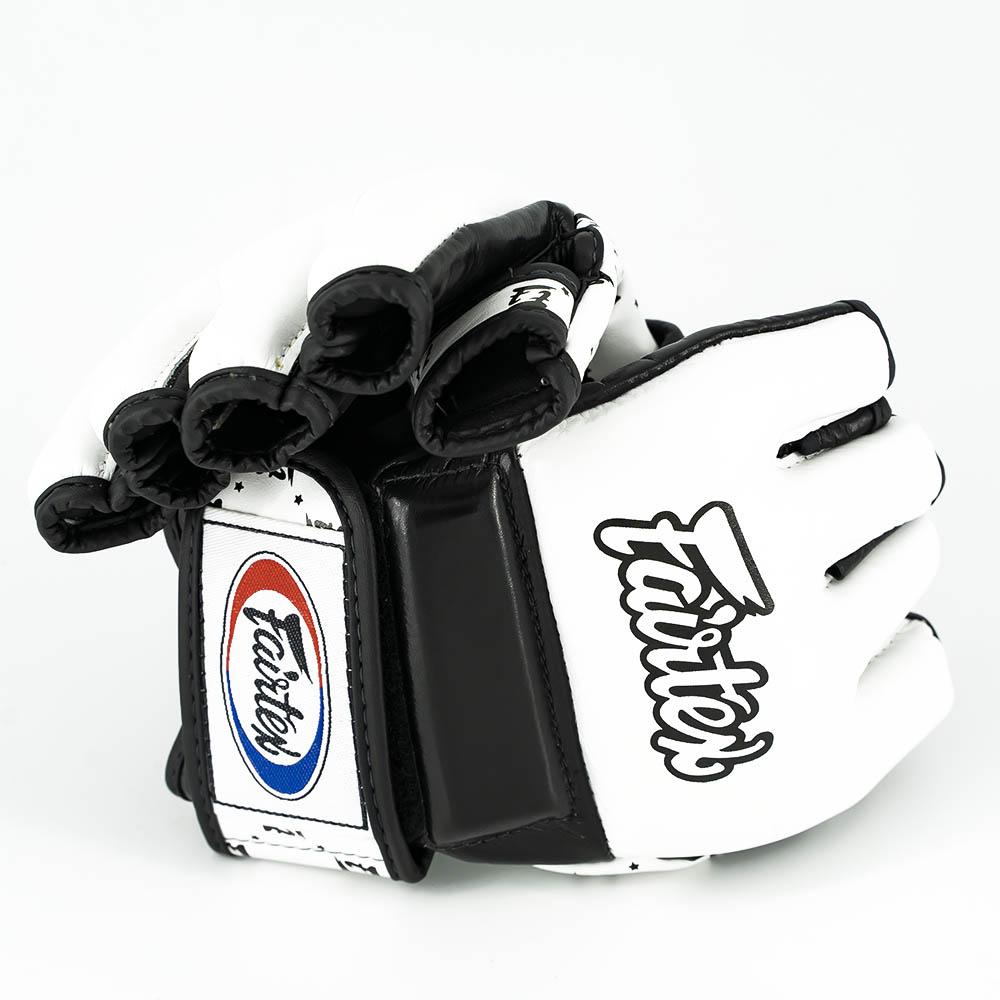 Găng tay MMA -FGV17 FAIRTEX TRAINING GLOVES WHITE/BLACK