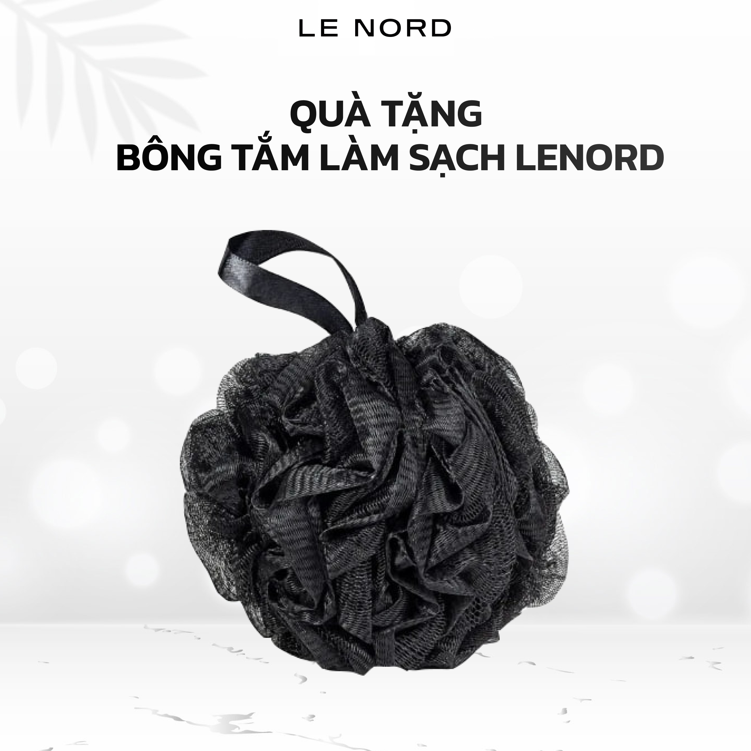 Bông tắm nam tạo bọt cao cấp le nord