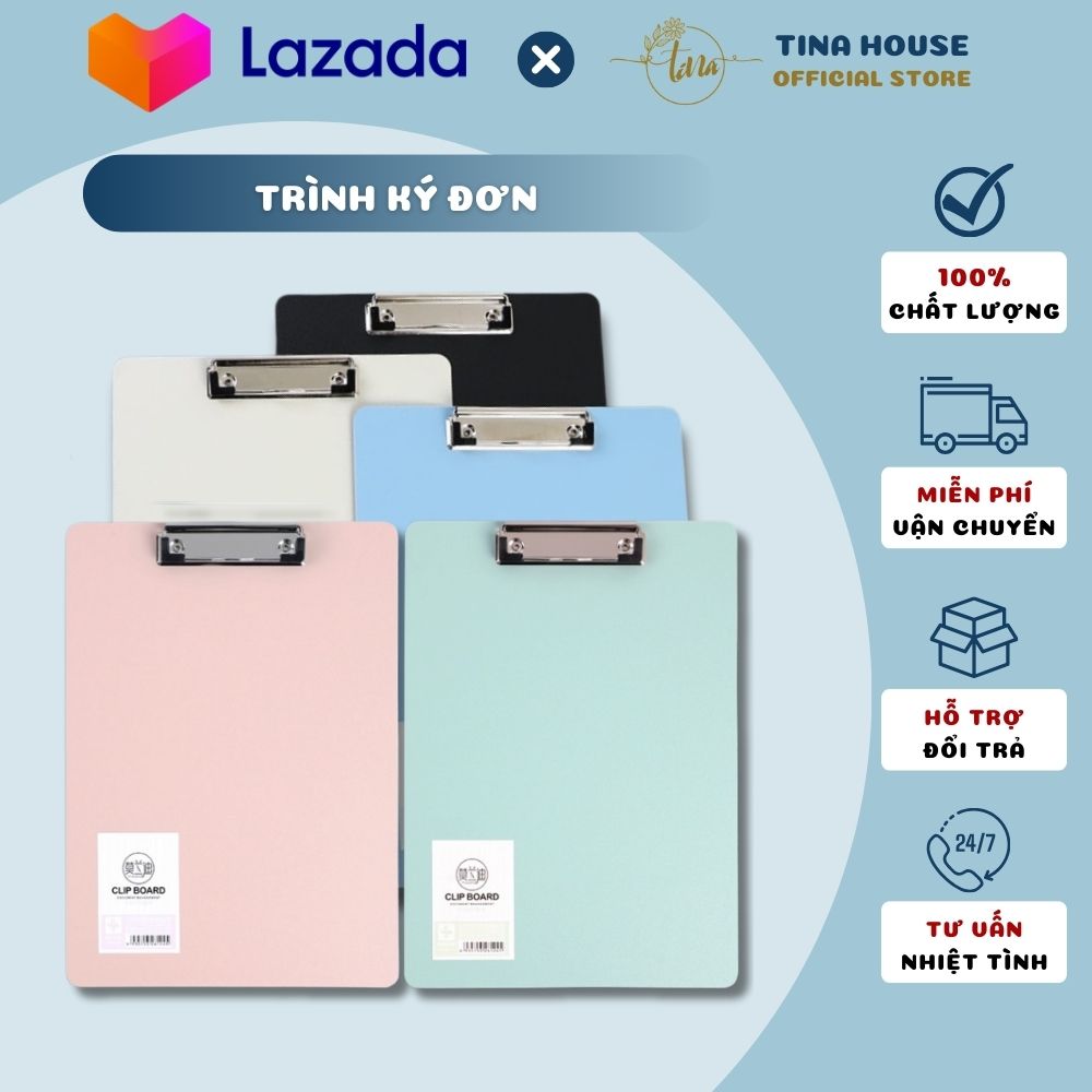 Kẹp tài liệu a4 trình ký đơn basic kẹp tài liệu bìa trình ký nhựa đơn, bìa kẹp tài liệu văn phòng phẩm