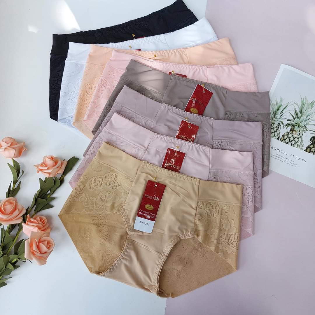 ♥️ quần lót nữ 3255♥️ 5 quần lót nữ thun lạnh pha ren cao cấp sezi 50kg-65kg hàng vn chất lượng cao