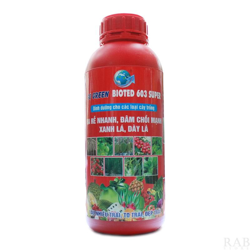 [HCM]Phân bón lá cao cấp Bioted 603 Super- dung tích 1000ml