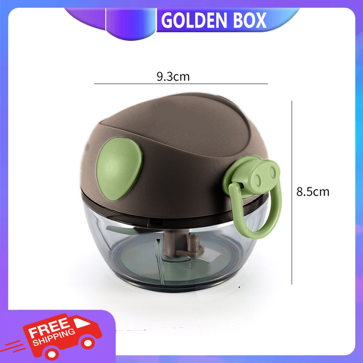 Máy xay tỏi ớt, xay đồ ăn dặm hình con heo cầm tay mini chính hãng