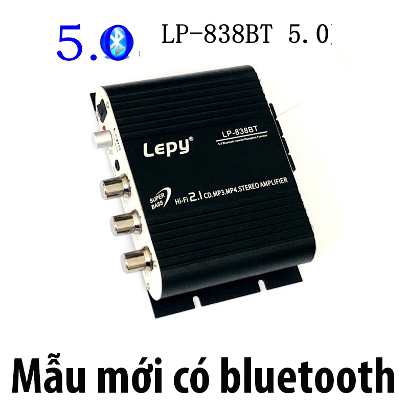 Loại mới có bluetooth mini lepy 838 amly lepy 838 amply lepy lp-838 12v hi-fi 2.1