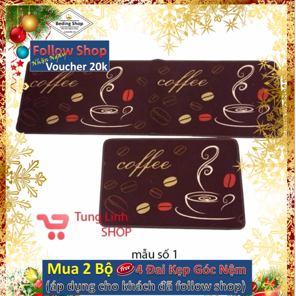 Combo 02 thảm trải sàn nhà bếp
