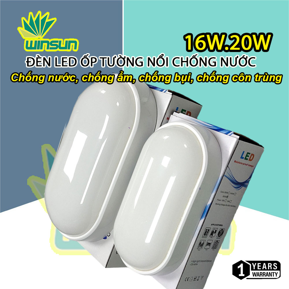 Đèn Led ốp tường nổi chống nước chống bụi đèn gắn tường đèn vách cầu thang