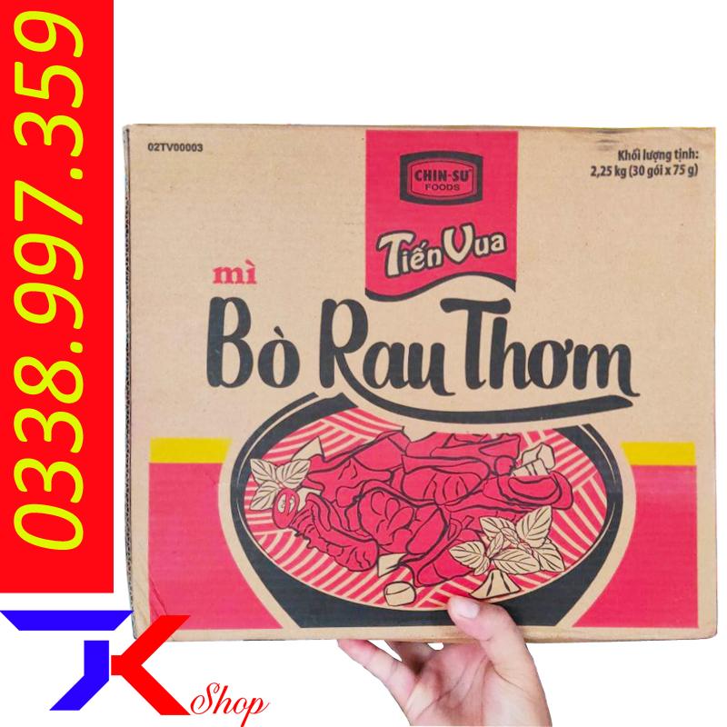 Mì Tôm tiến vua bò hầm rau thơm Chinsu 30 gói