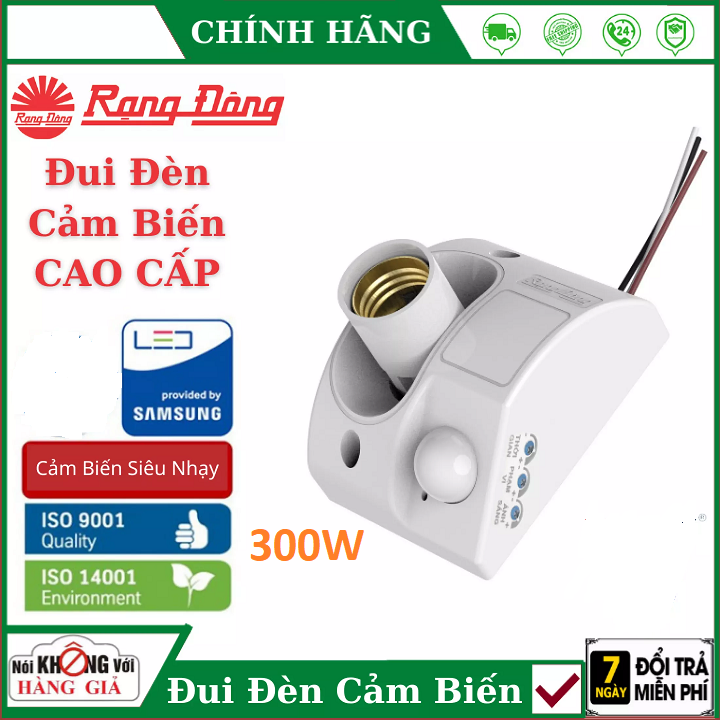 Đui đèn cảm ứng rạng đông e27