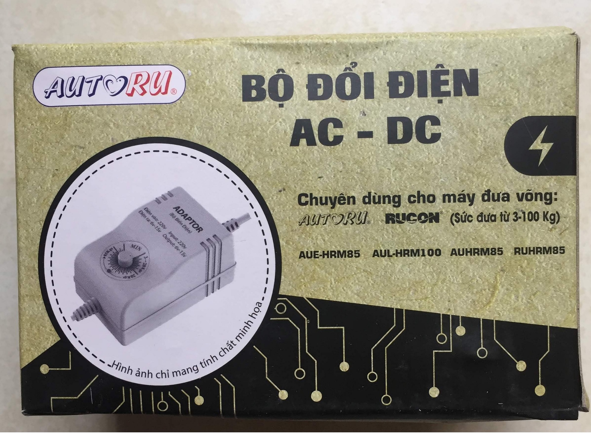 Adaptor-Bộ đổi điện AC-DC cho máy đưa võng Autoru