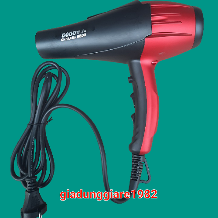 Máy sấy tóc công suất lớn 5000w chhacba cb-8800 bảo hành 2 năm