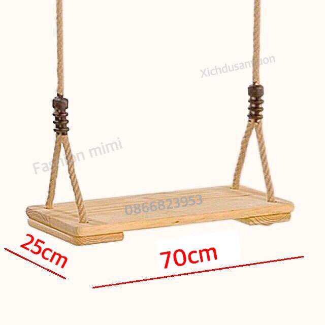 Xích đu sân vườn kích thước 70x25