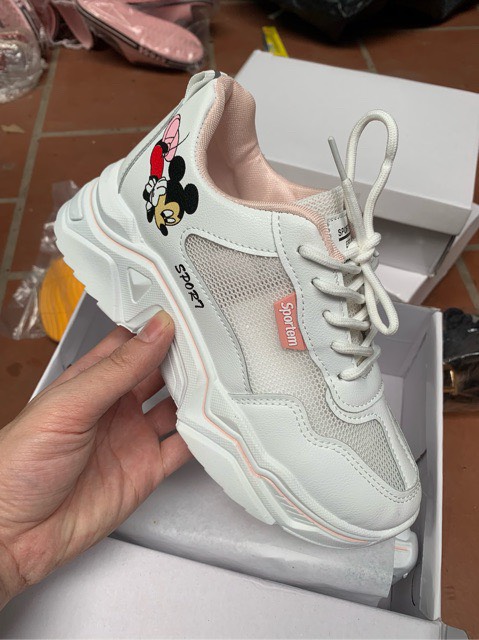 Giày thể thao lưới thoáng mickey