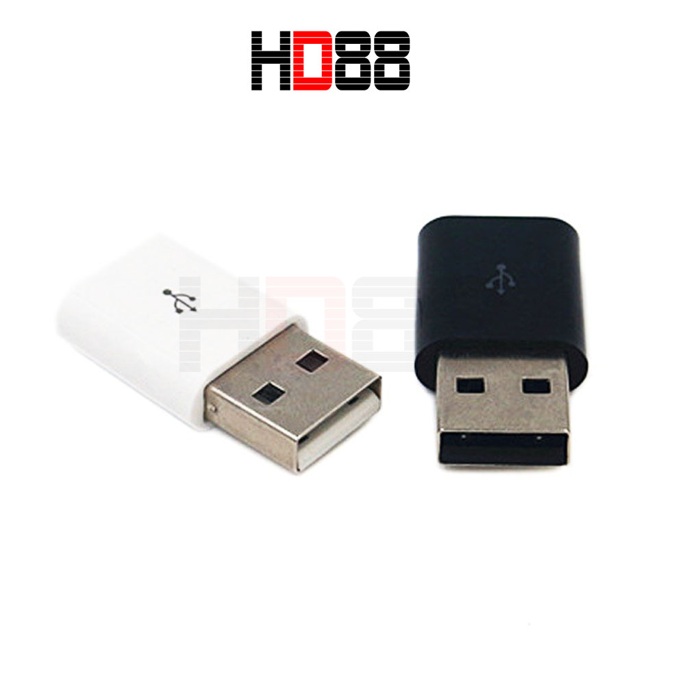 Đầu chuyển đổi từ cổng micro c sang micro usb v8 - hd88