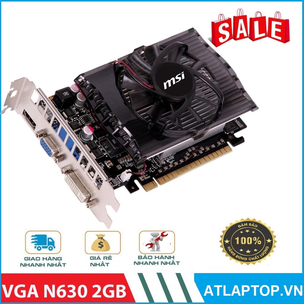 Card vga msi asus giga zotac n630 ddr3 2gb 128bit