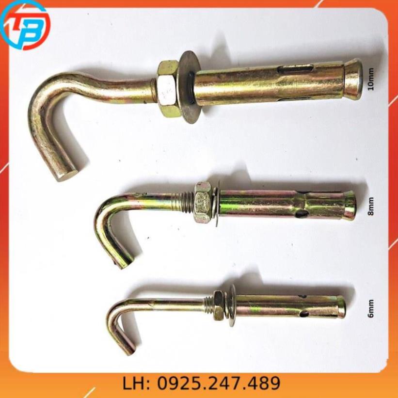 Nở móc sắt phi 6mm, 8mm và 10mm