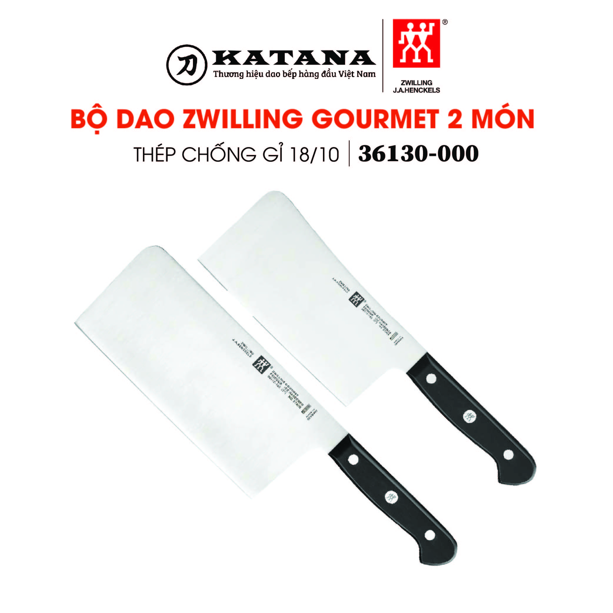 Zwilling - bộ dao zwilling gourmet - 2 món
