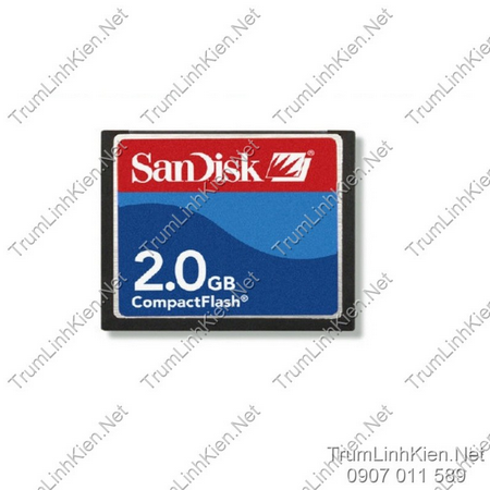 Thẻ nhớ cf 2gb sandisk cho máy cnc - máy công nghiệp