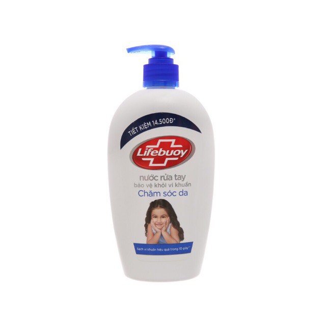 Nước rửa tay sạch khuẩn Lifebuoy Chăm Sóc Da - 180g