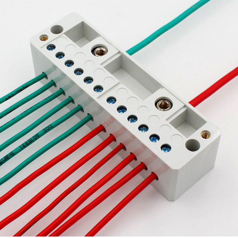 Cầu đấu chia dây điện đôi 1 ra 4-8 FJ6