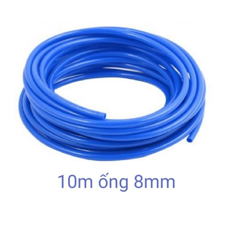 10 mét Dây ống xanh 8mm dùng cho máy phun sương , tưới cây tưới , dây dẫn khí nén